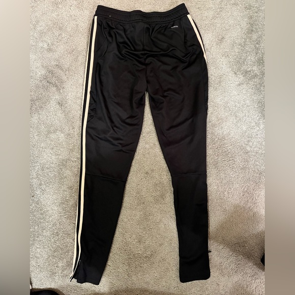 Black and Pink Adidas Sweatpants! (Small) - Picture 3 of 3